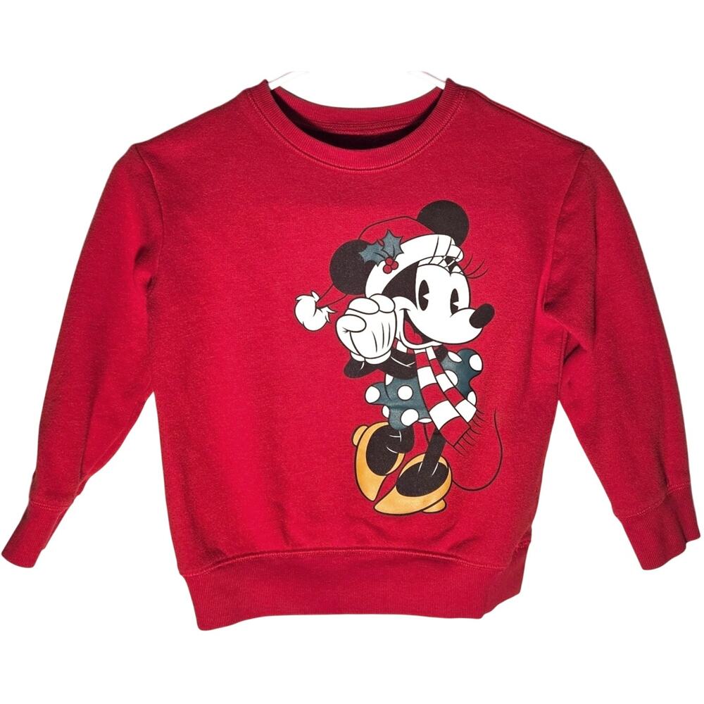 Jumping Beans Minnie Mouse Red Sweatshirt Size 5 LE